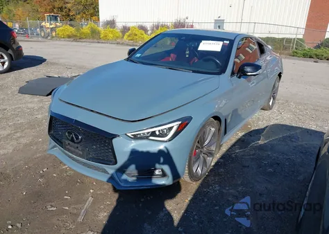 2022 Infiniti Q60 Red Sport 400 Awd from USA, damaged, VIN JN1FV7LL7NM680167